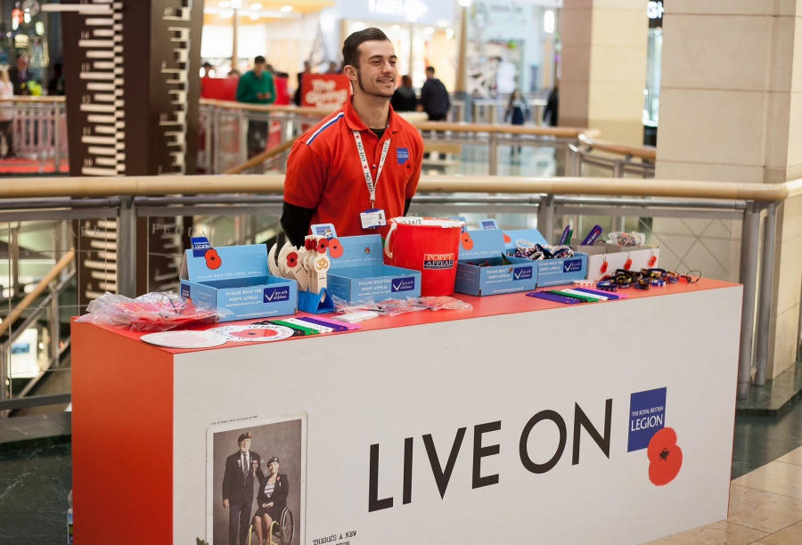 The Poppy Appeal, Bluewater, Kent